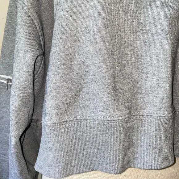 Maison Margiela cropped grey sweatshirt - Picture 6 of 11